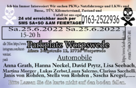 Kunstverein St. Pauli Autokarte 